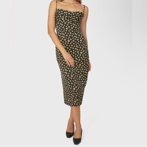 WeWoreWhat COWL MIDI DRESS size 6 NWT